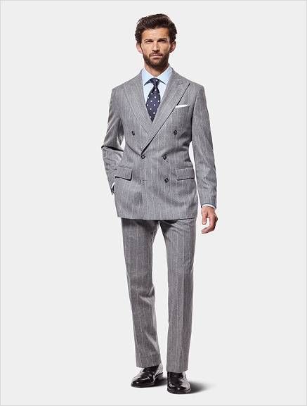 Grey Full Canvas Suit - Made in Italy thumbnail 3