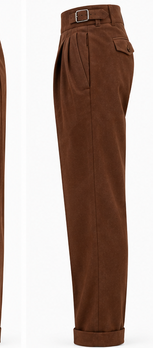 Milano Trouser- Mocha Brown thumbnail 3