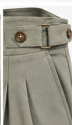 Milano Trouser- Muted Olive thumbnail 2